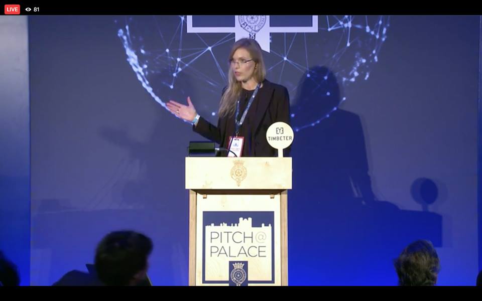 Anna-Greta Tsahkna of Timbeter at The Duke of York's \"Pitch@Palace Global\" event in St. James’s Palace, London, UK